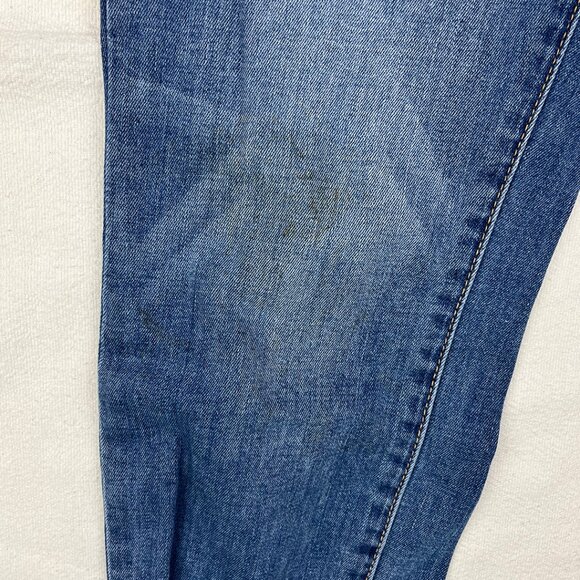 Lucky Brand Charlie Pencil Carpi Blue Jeans Size 6/28 Medium Wash Mid Rise Crop - Picture 13 of 16
